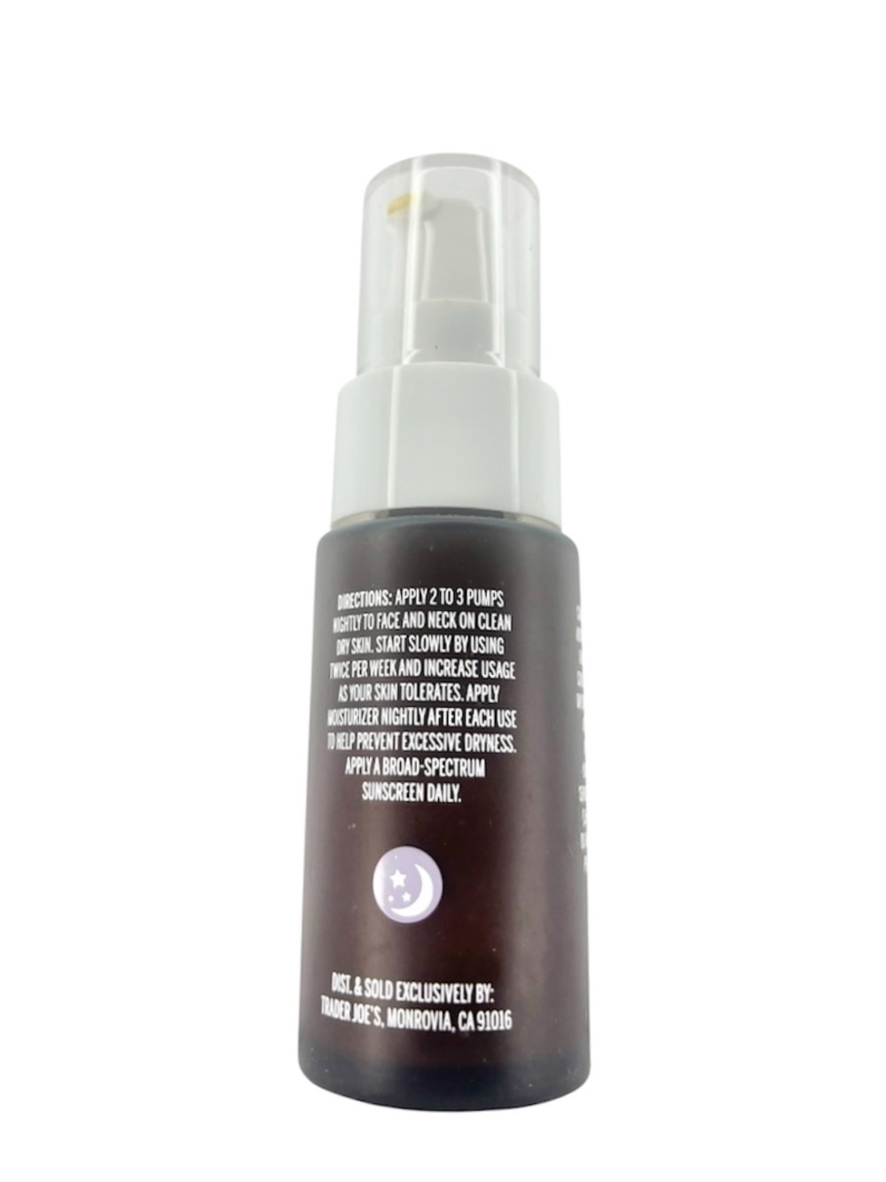 Trader Joe’s Retinol Night Serum 0.3% Retinol 1 oz NEW - Picture 3 of 4
